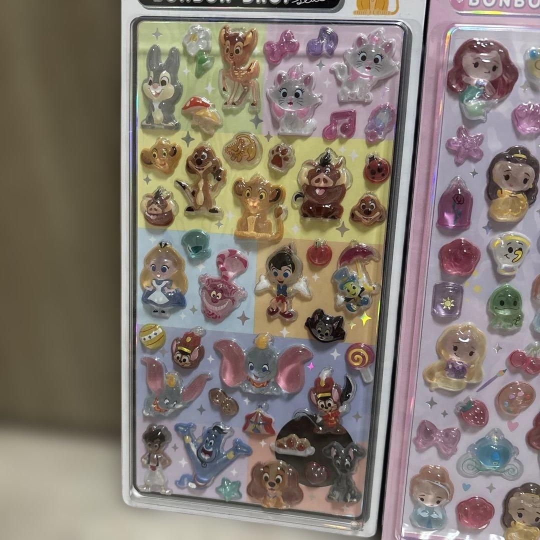 ボンボンドロップシール ディズニー 正規品　プリンセス　ズートピア　クラシック