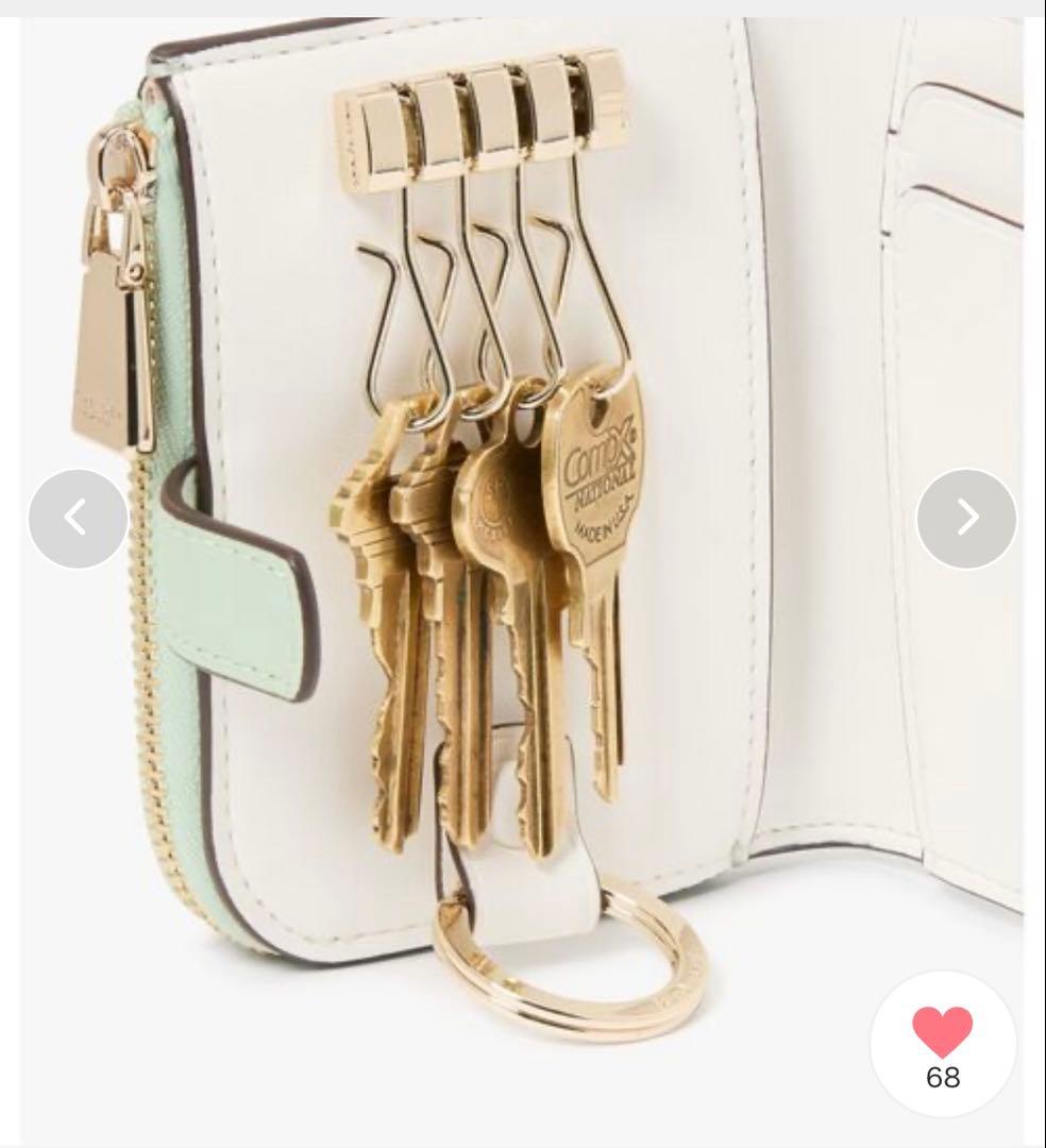 【新品未使用】kate spade new york キーケース グリーン