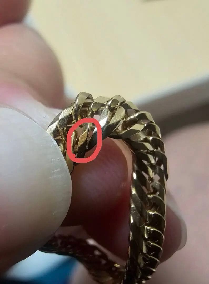 K18 喜平リング 12面トリプル