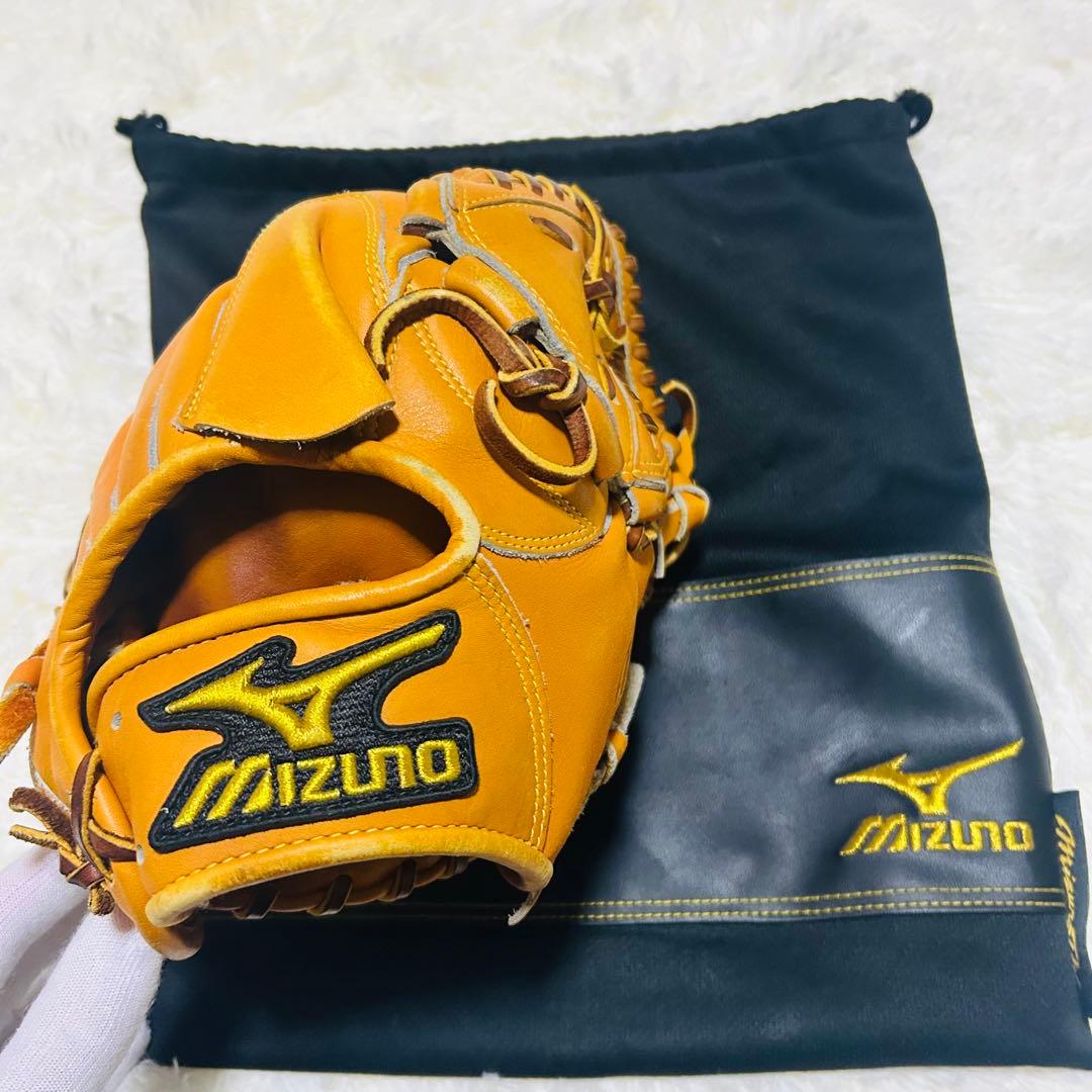 MIZUNO Pro 軟式グローブ オレンジ色　投手用　大人用