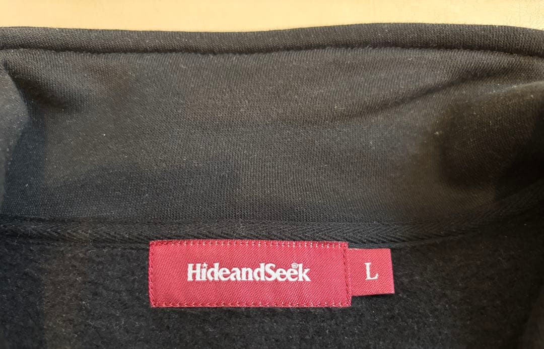 HIDEANDSEEK×CarService Half Zip Sweat