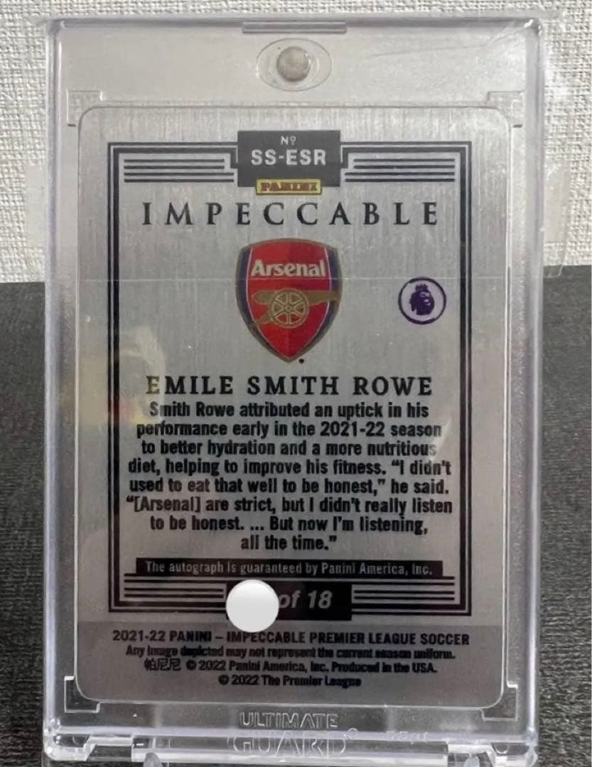 【18枚限定|ステンレス】Smith Rowe スミスロウ サインカード