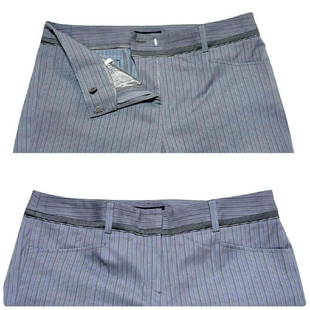 大きいサイズ42 アイシービー　ストライプ パンツ スーツ　セットアップ