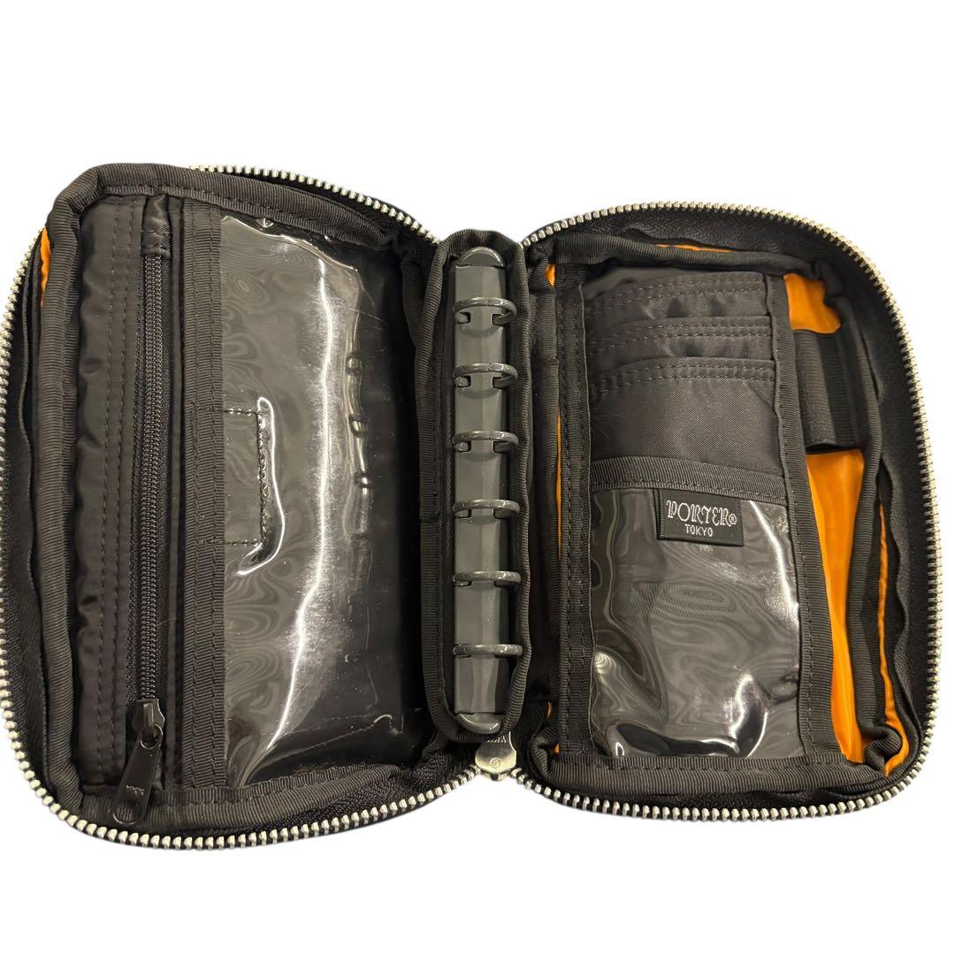 美品 PORTER ポーター タンカー システム手帳 ポーチ ミニ　ブラック