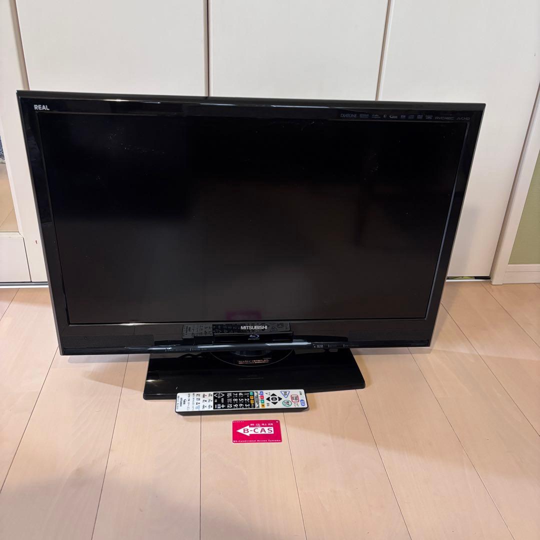 三菱 テレビ REAL LCD-32BHR500 HDD ブルーレイ 32V型