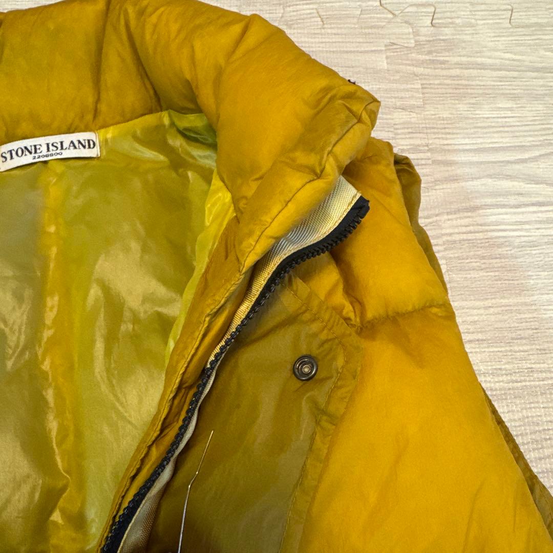 STONE  ダウンベスト イエロー サイズL