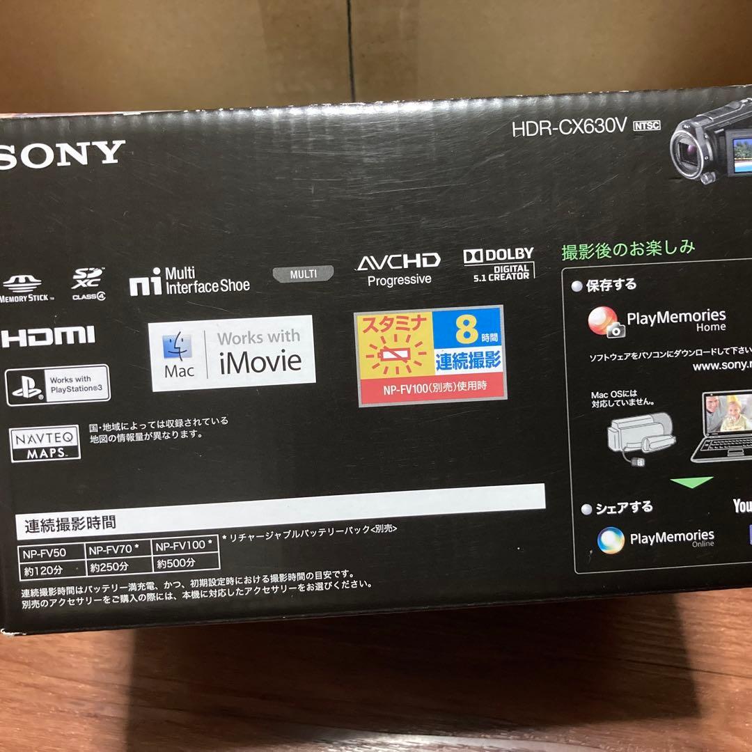 SONY HDR-CX630V ハンディカム