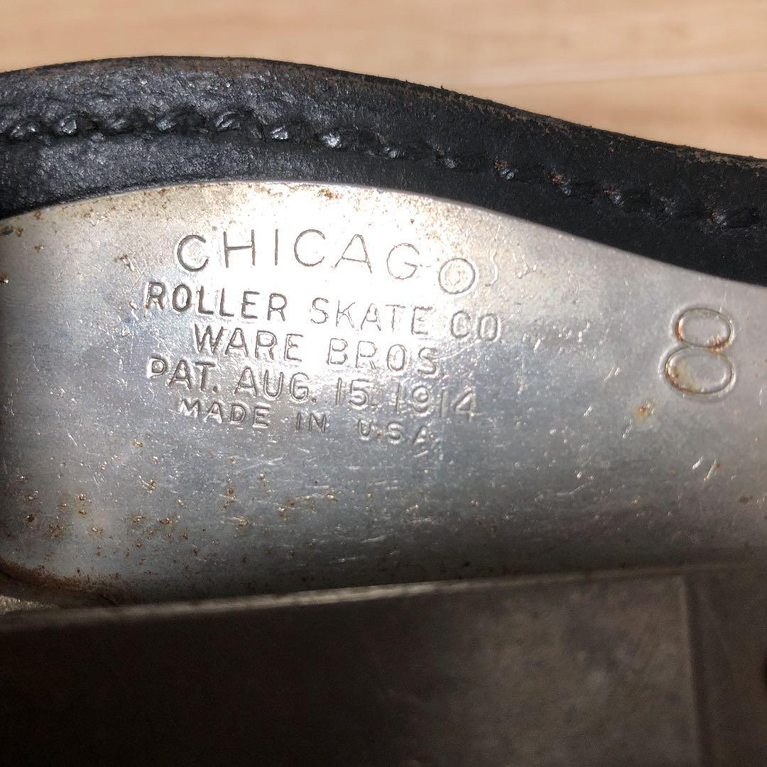 博物館ビンテージ1914年ローラースケートシューズシューズ10