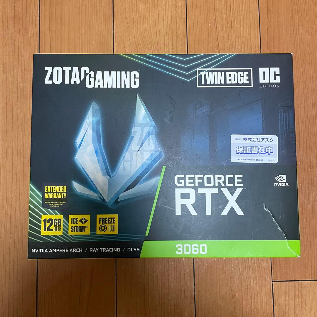 【中古】ZOTAC GAMING製 RTX3060 12GB