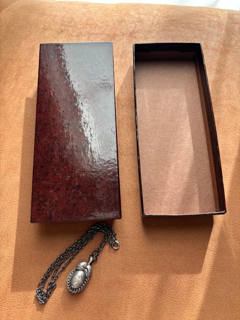   1992 イヤーペンダントネックレス シルバー　箱付