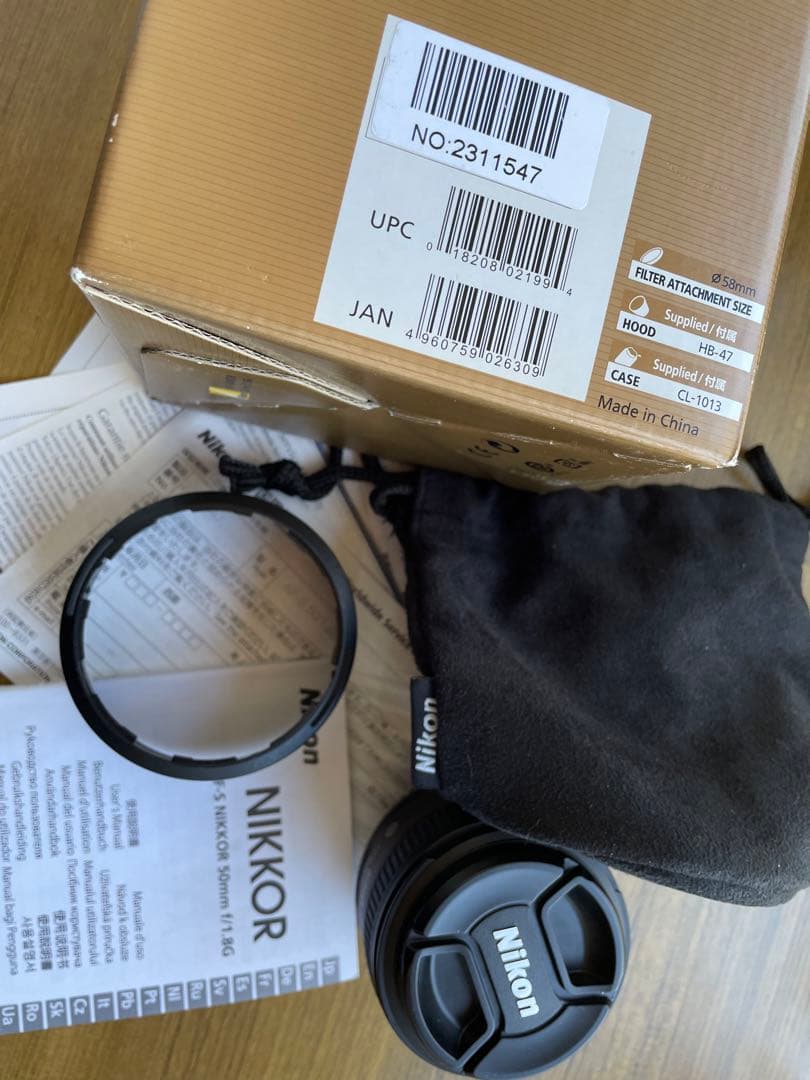 超美品Nikon50mm AF-S 50F1.8G