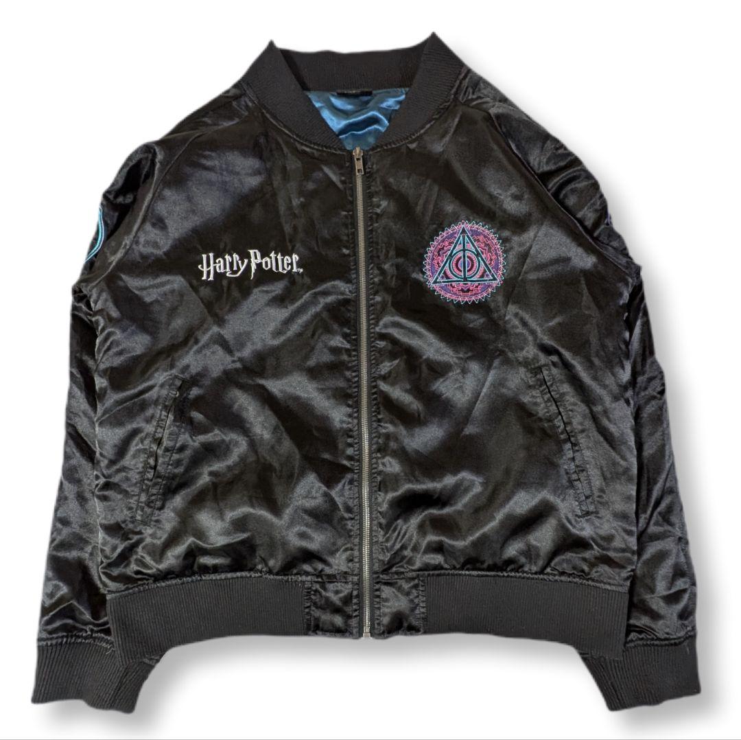 K S　ハリーポッター ディメンターキス　スカジャン　Ｌ ブラック