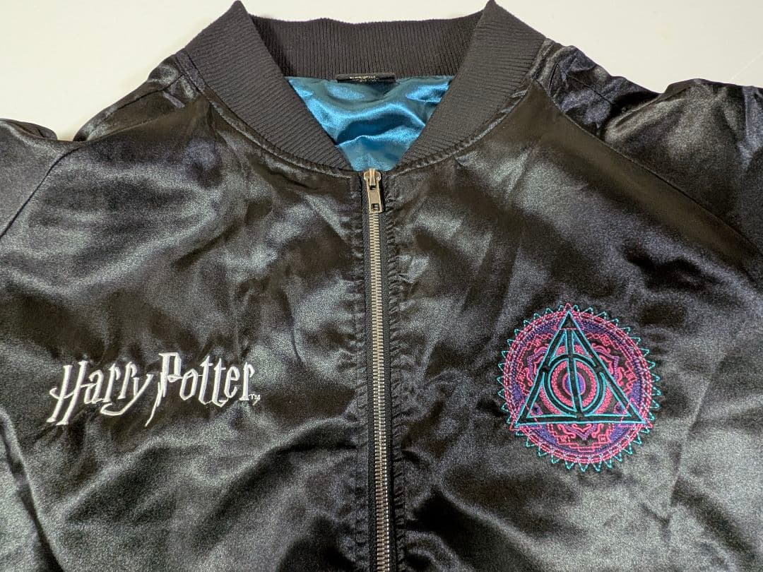 K S　ハリーポッター ディメンターキス　スカジャン　Ｌ ブラック