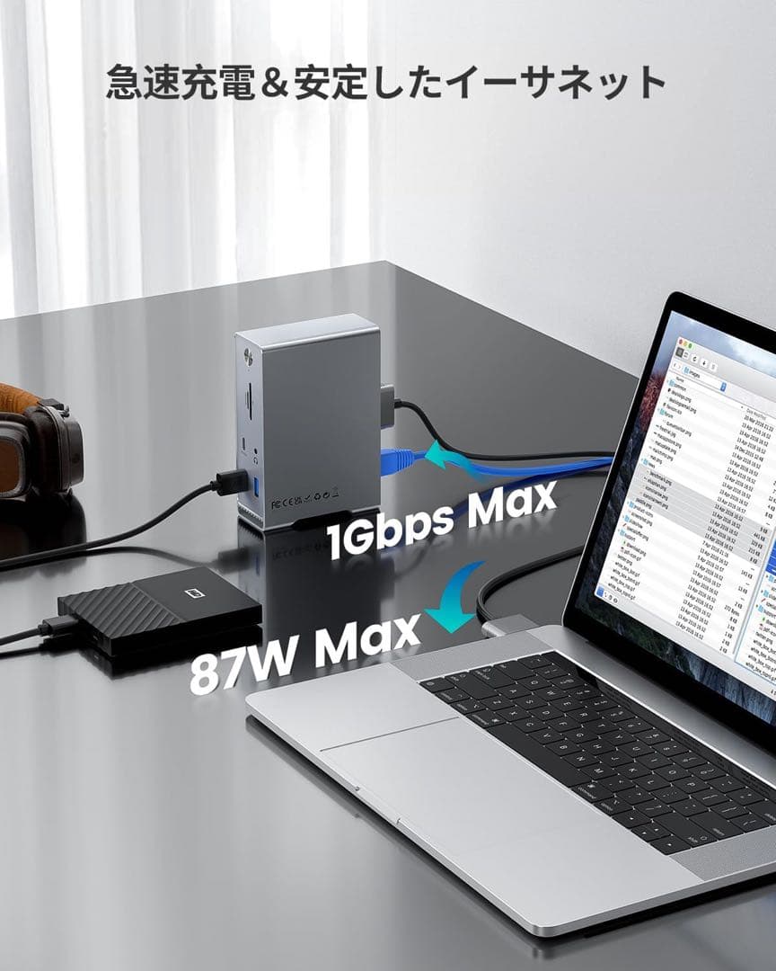 Macbook Pro Air専用14-IN-2 ドッキングステーション