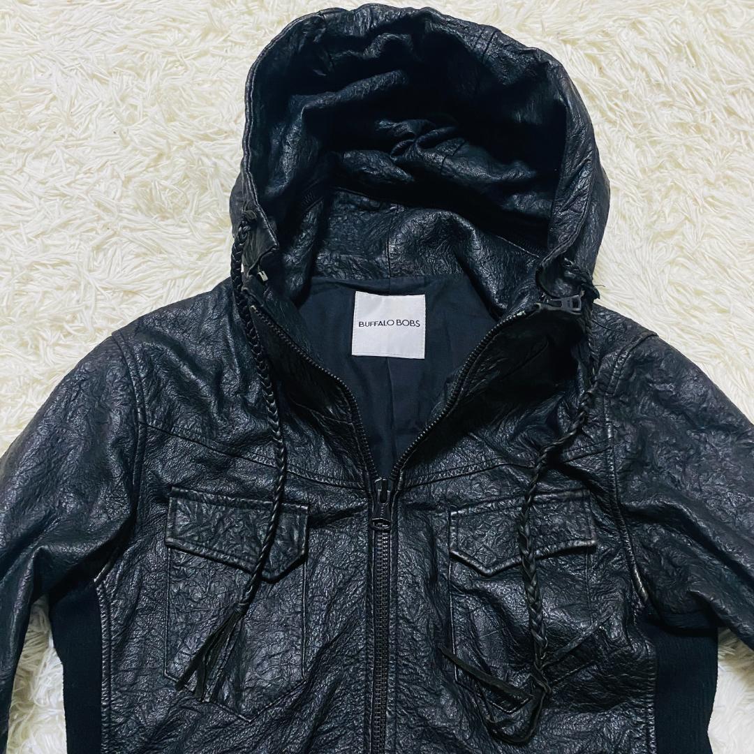 buffalo bobs バッファローボブズ レザージャケット ラムレザー L