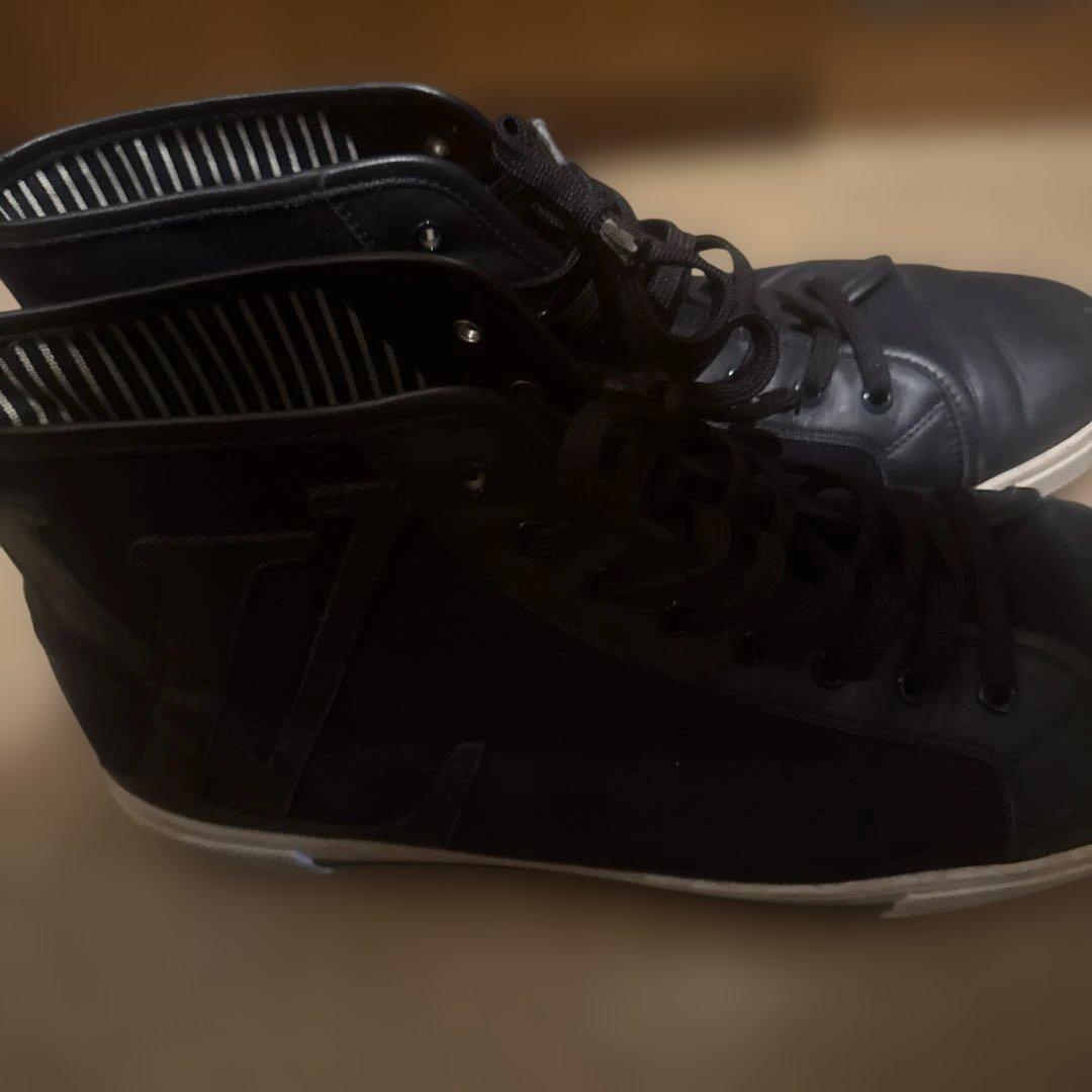 Louis Vuitton ネイビー ハイカットスニーカー