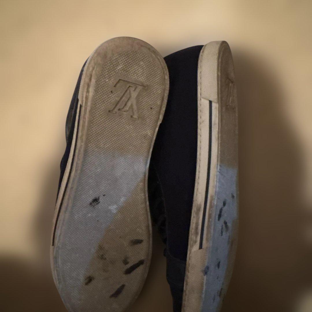 Louis Vuitton ネイビー ハイカットスニーカー