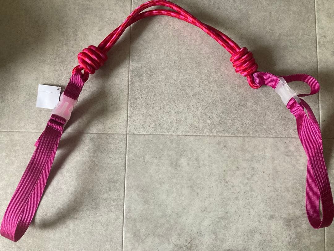 【新品】水森亜土★ボールアンドチェーン バッグ　ショルダーストラップ付（おまけ）