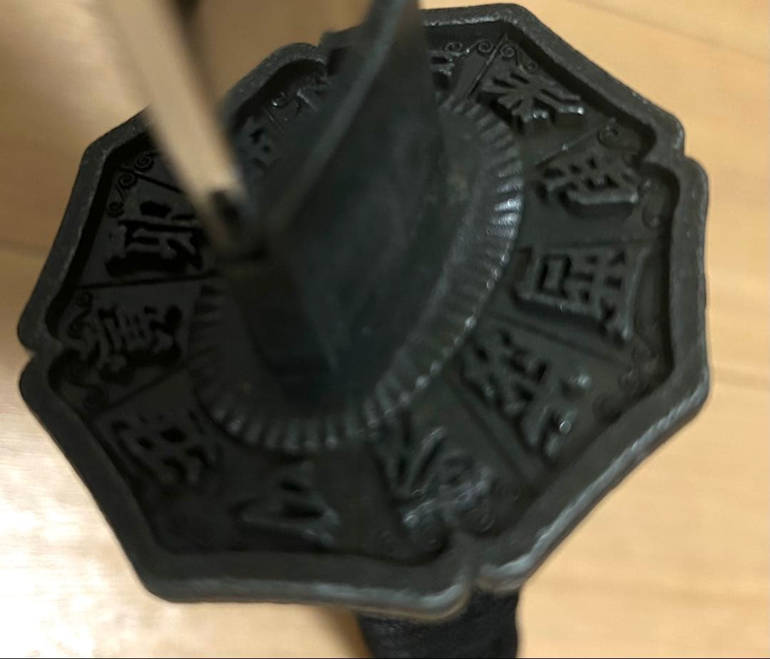 日本製　模造刀 2本セット 刀掛台付き 龍柄 黒色 観賞用　小道具　コスプレ