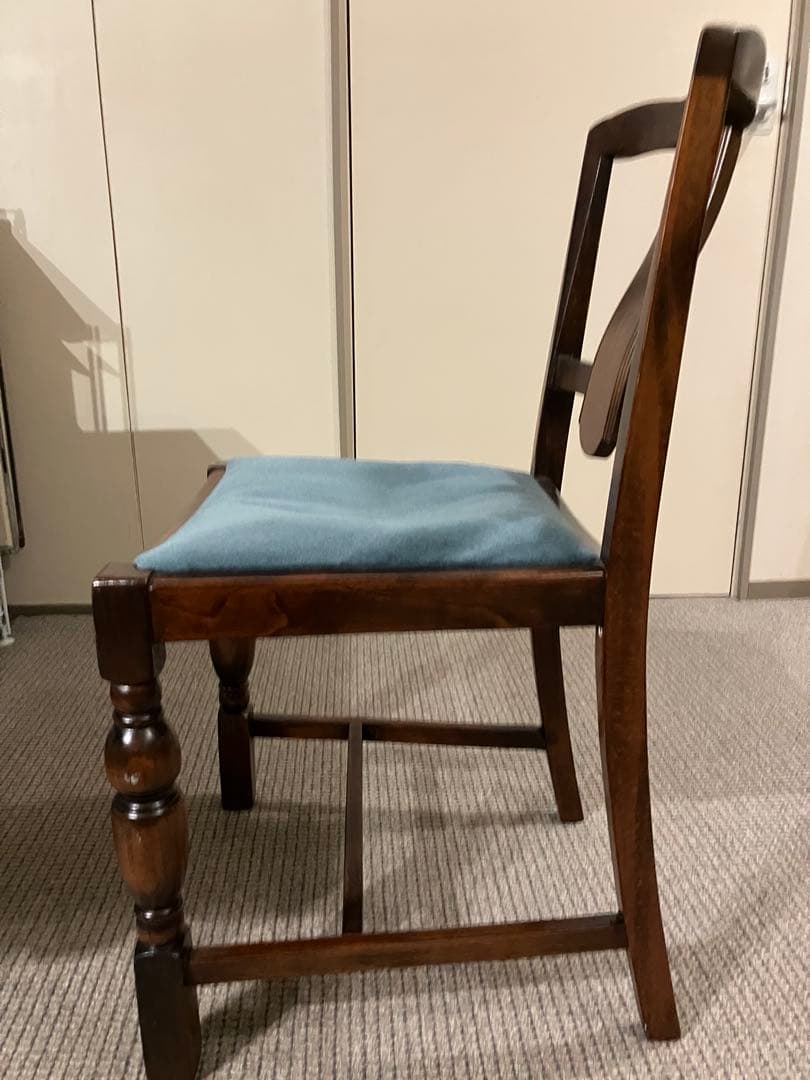 イギリス　アンティークダイニングチェア