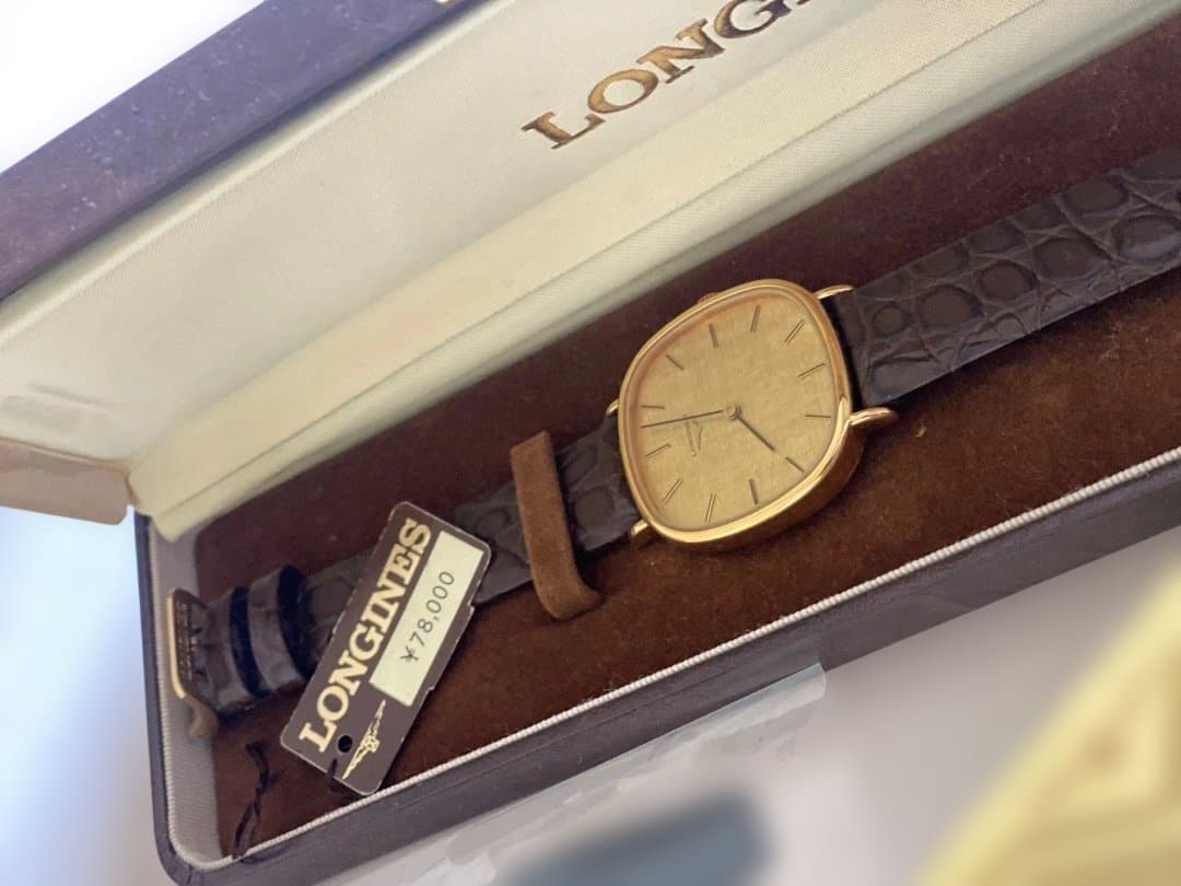 L*o様 LONGINES スクエア型時計 ゴールド