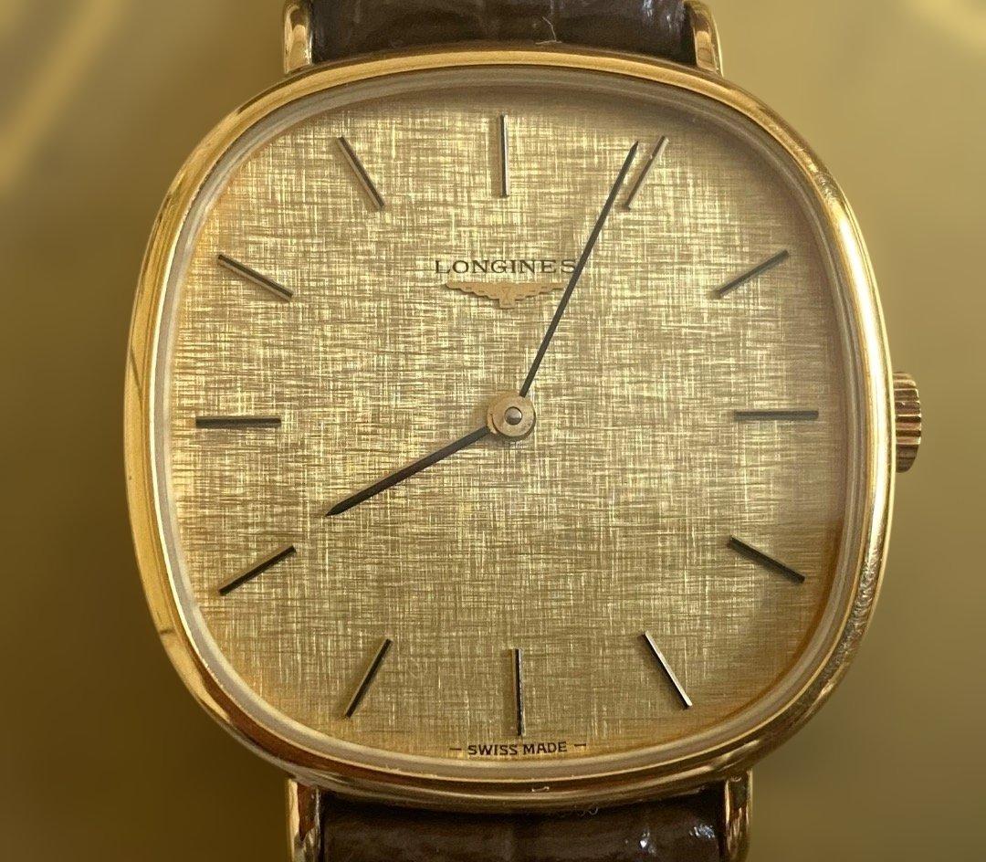 L*o様 LONGINES スクエア型時計 ゴールド