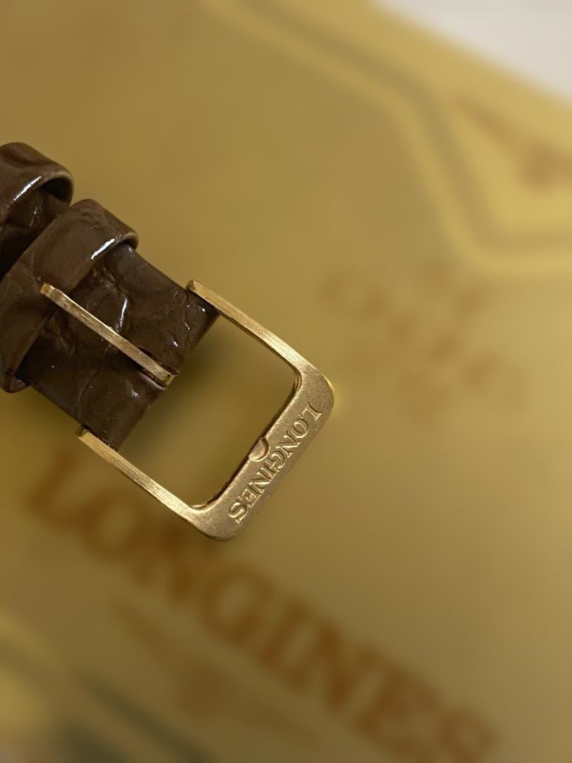 L*o様 LONGINES スクエア型時計 ゴールド