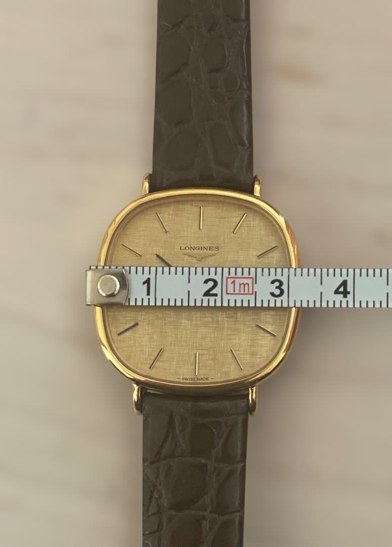 L*o様 LONGINES スクエア型時計 ゴールド