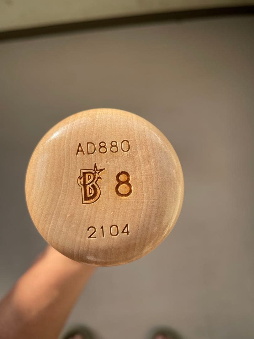 【新品未使用！】DeNA 神里和毅選手 NPB支給バット 木製 ミズノプロ