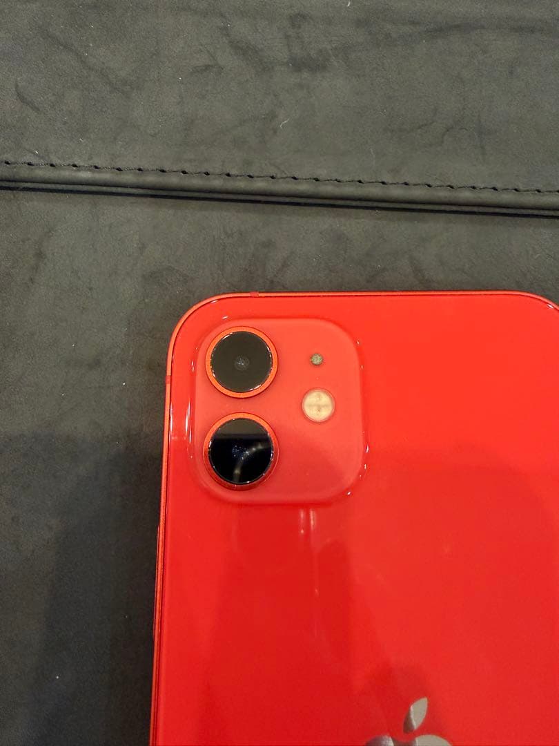 iPhone 12 (256GB)レッド箱あり稼働品新品ケーブル付SIMフリー