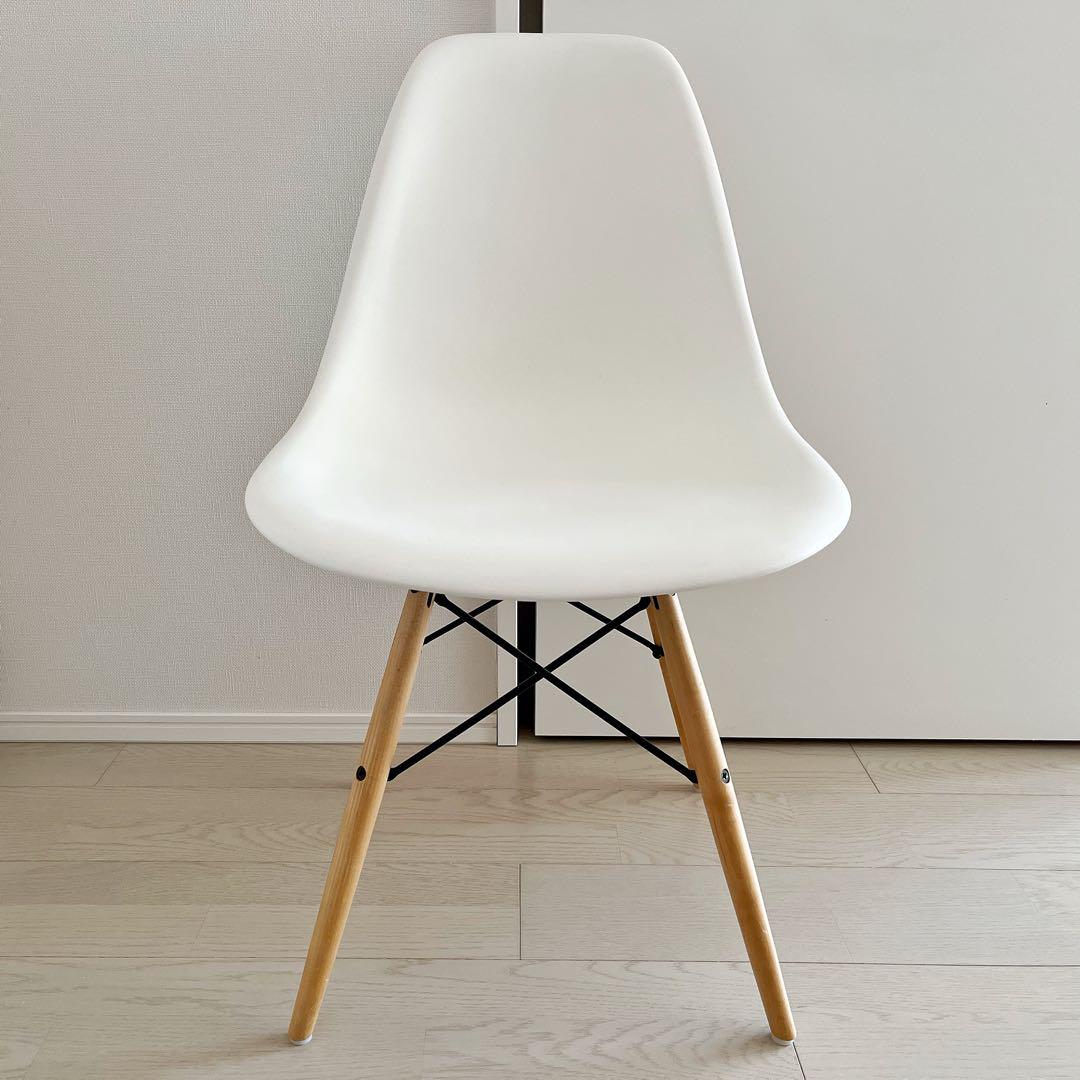 正規品 ハーマンミラー イームズ シェルチェア ダヴェルベース ホワイト 美品