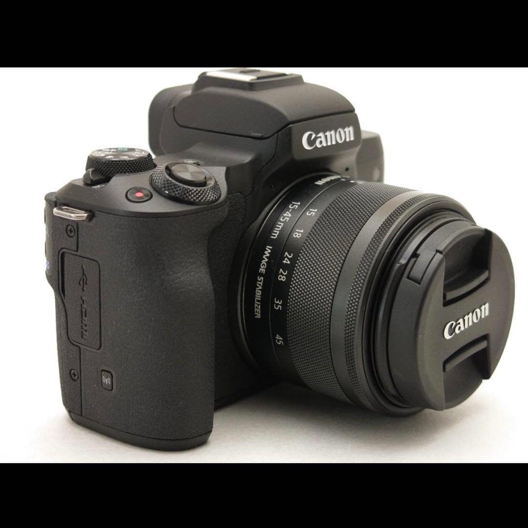 Canon EOS KISS M ミラーレスカメラ レンズ2個セット