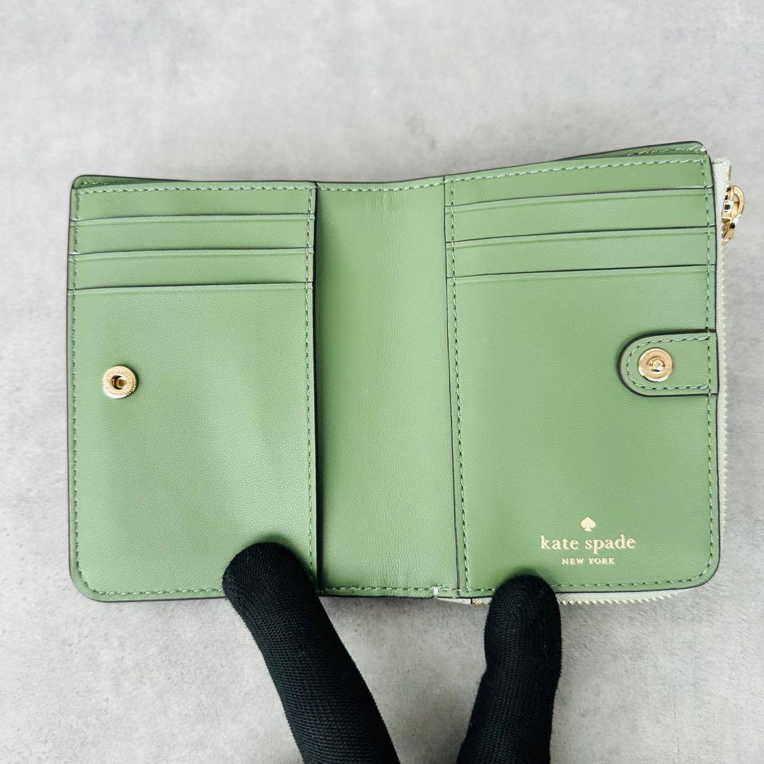 ケイトスペード マディソン フォレスト ブルーム アップリケ ウォレット