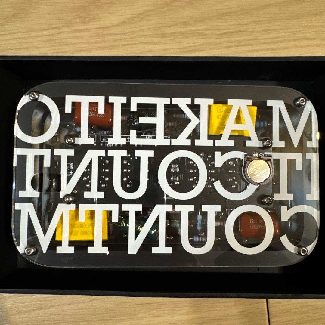 R*u様 XREAL Nixie Clock 置時計　ニキシー菅時計