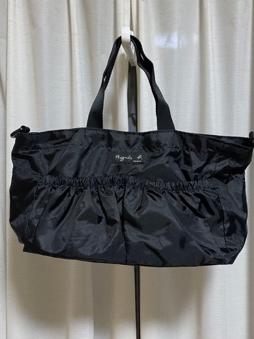 アニエスベー×アダムエロペ　別注マザーズバッグトートベージュ　限定品　レア