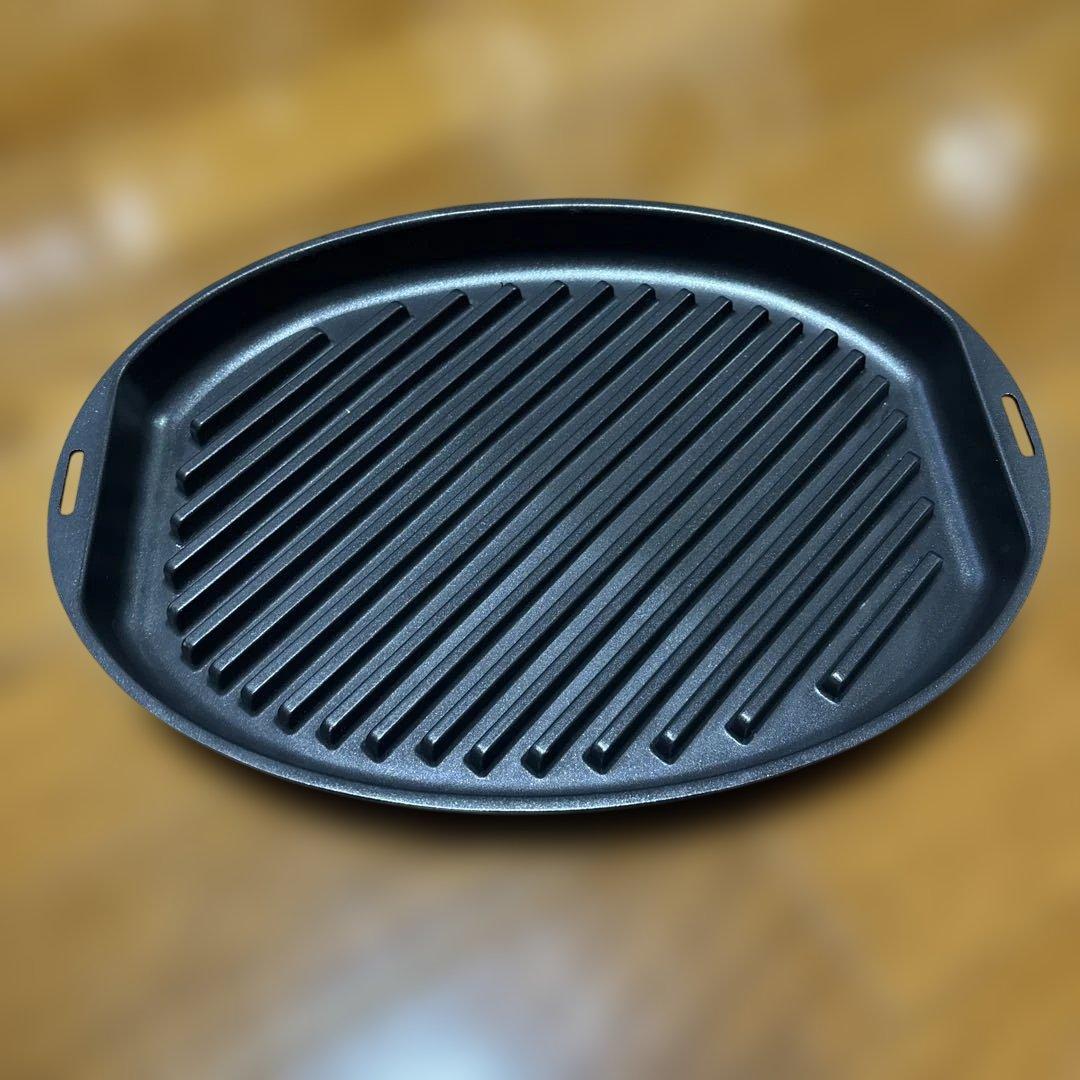 BRUNO オーバルホットプレート（ブルーグレー）