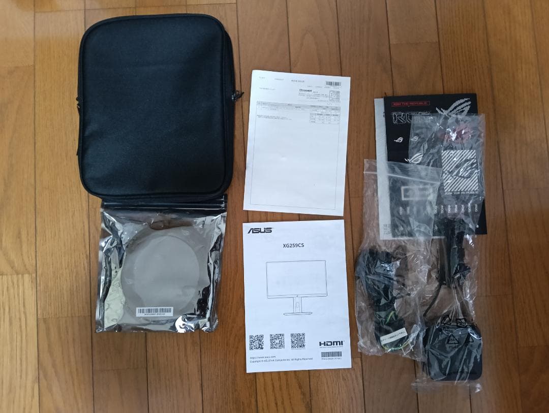 ASUS XG259CS 24.5型 フルHD 180Hz ゲーミングモニター