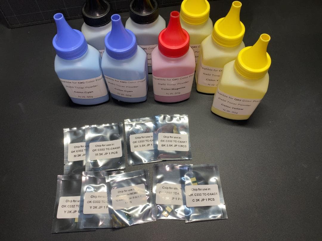 OKI カラープリンター用詰め替えインクセット