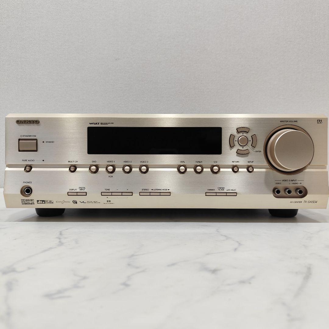ONKYO AVセンター TX-SA504 高性能 AVアンプ オーディオ