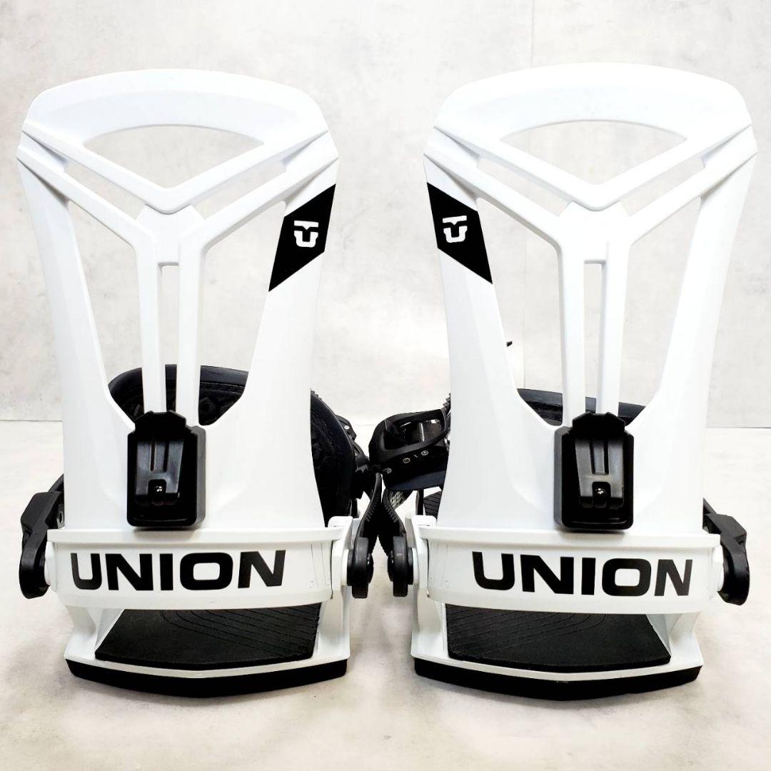 極美品 UNION フライトプロ ホワイト Mサイズ スノーボード ビンディング