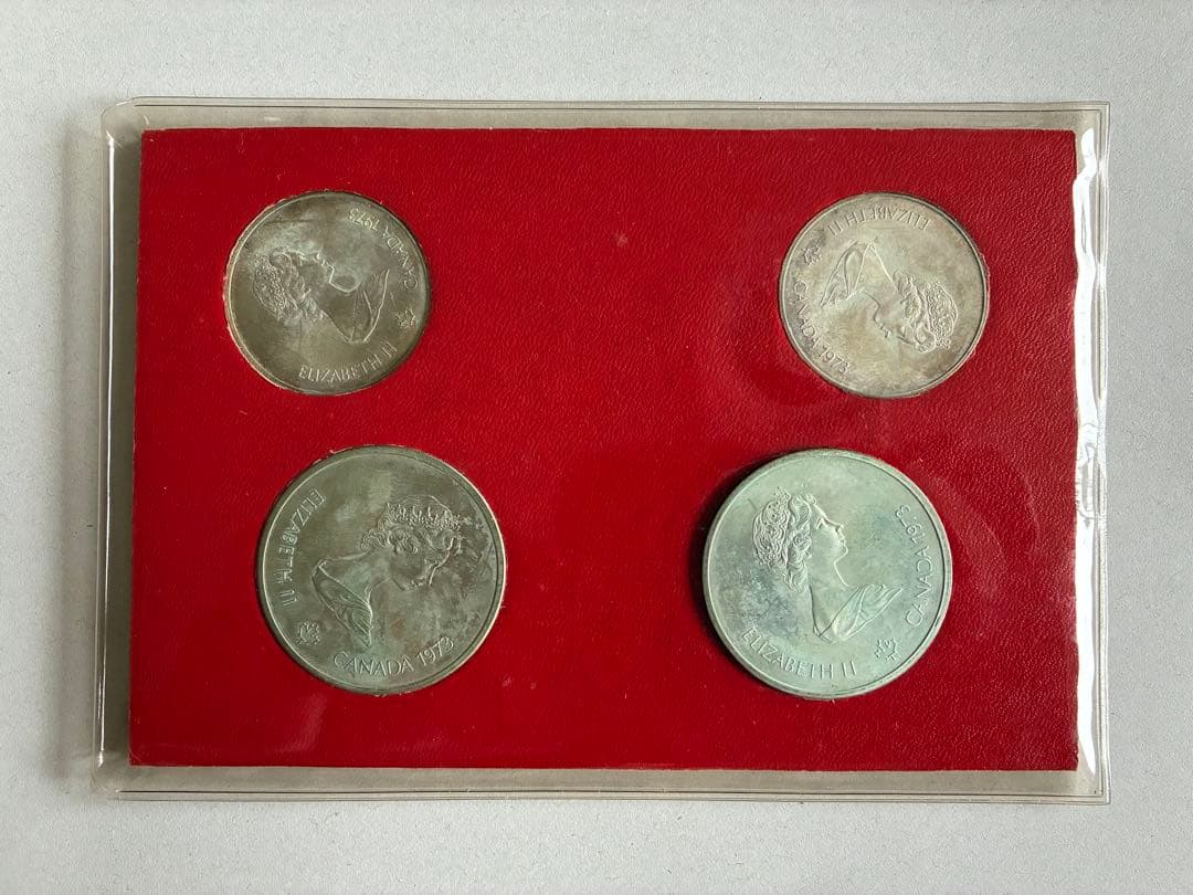 1976年カナダオリンピック記念硬貨4枚セット