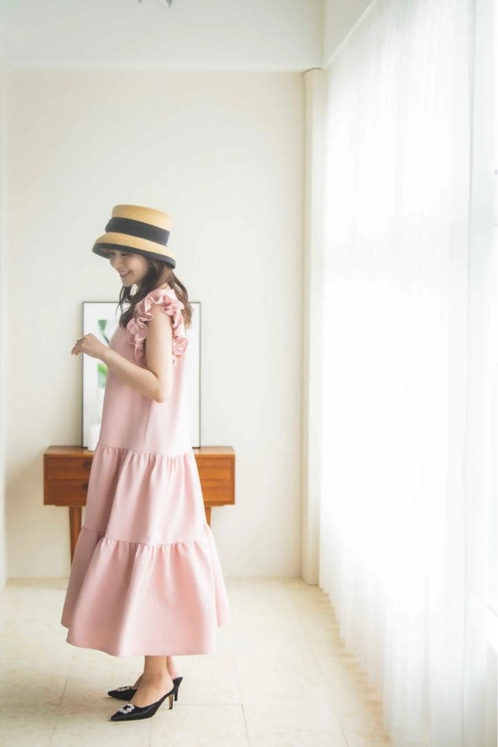 【美品】bitnabi par-lang ドレス ピンク