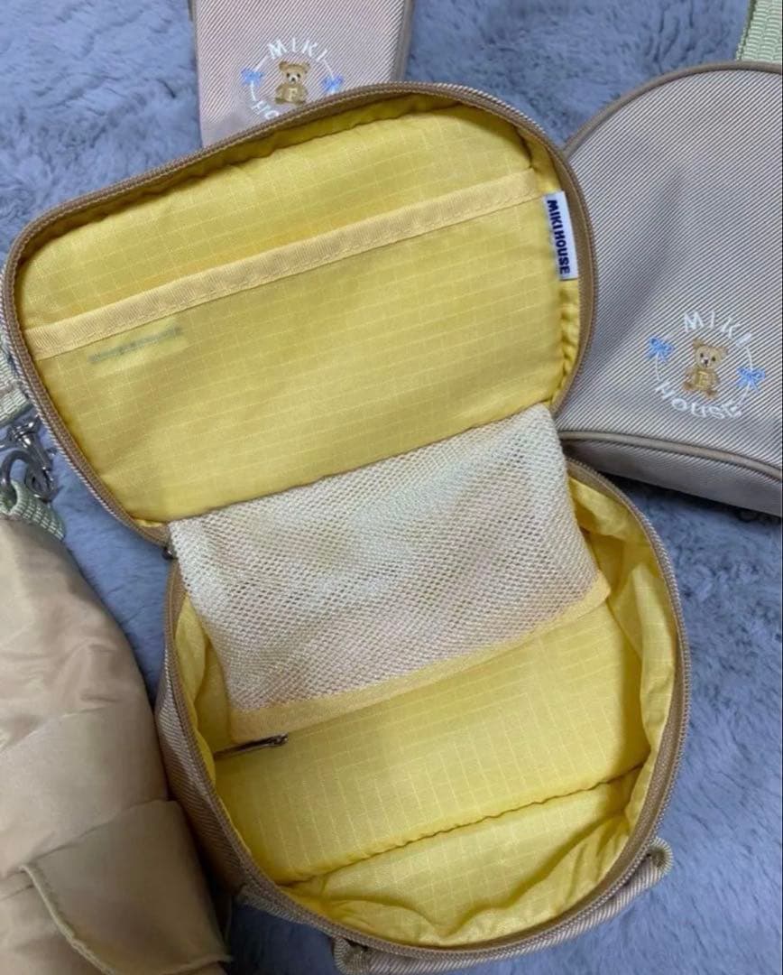 MIKIHOUSE マザーズバッグ ポーチ 保温ケース オムツ替えトート 4点