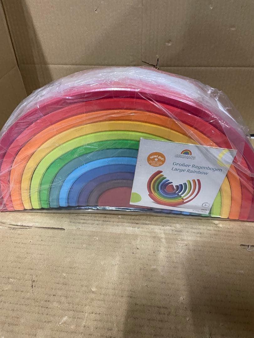 グリム　GRIMM'S インテリア高さ18×幅38×奥行7cm 虹色トンネル特大