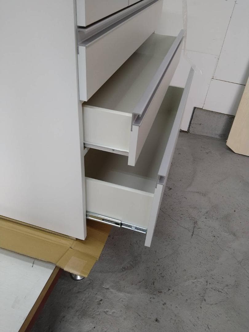 6097 ステンレスカウンター幅90 ホワイト　KK-90