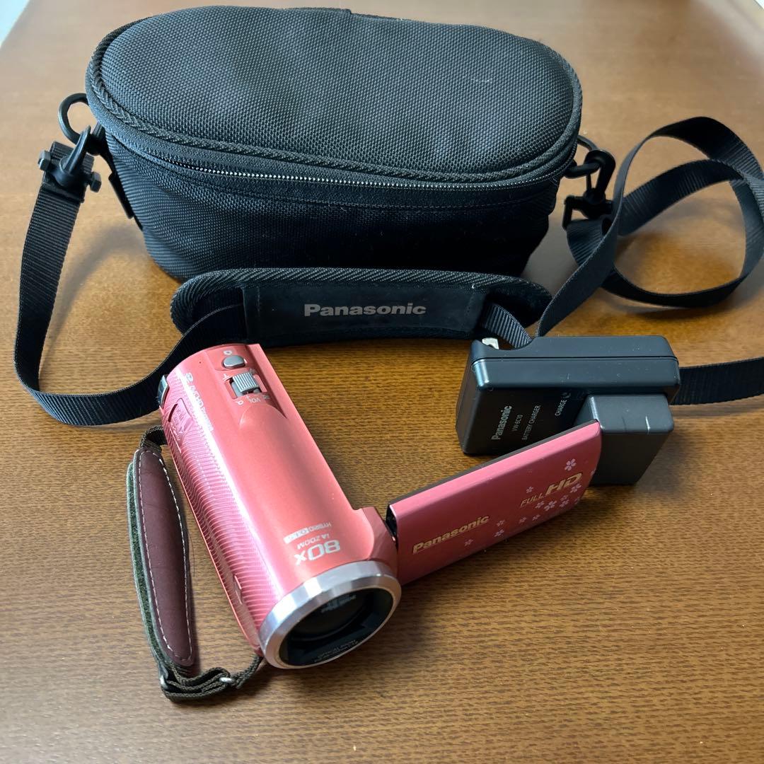 Panasonic HC-V520M ピンク ビデオカメラ 本体