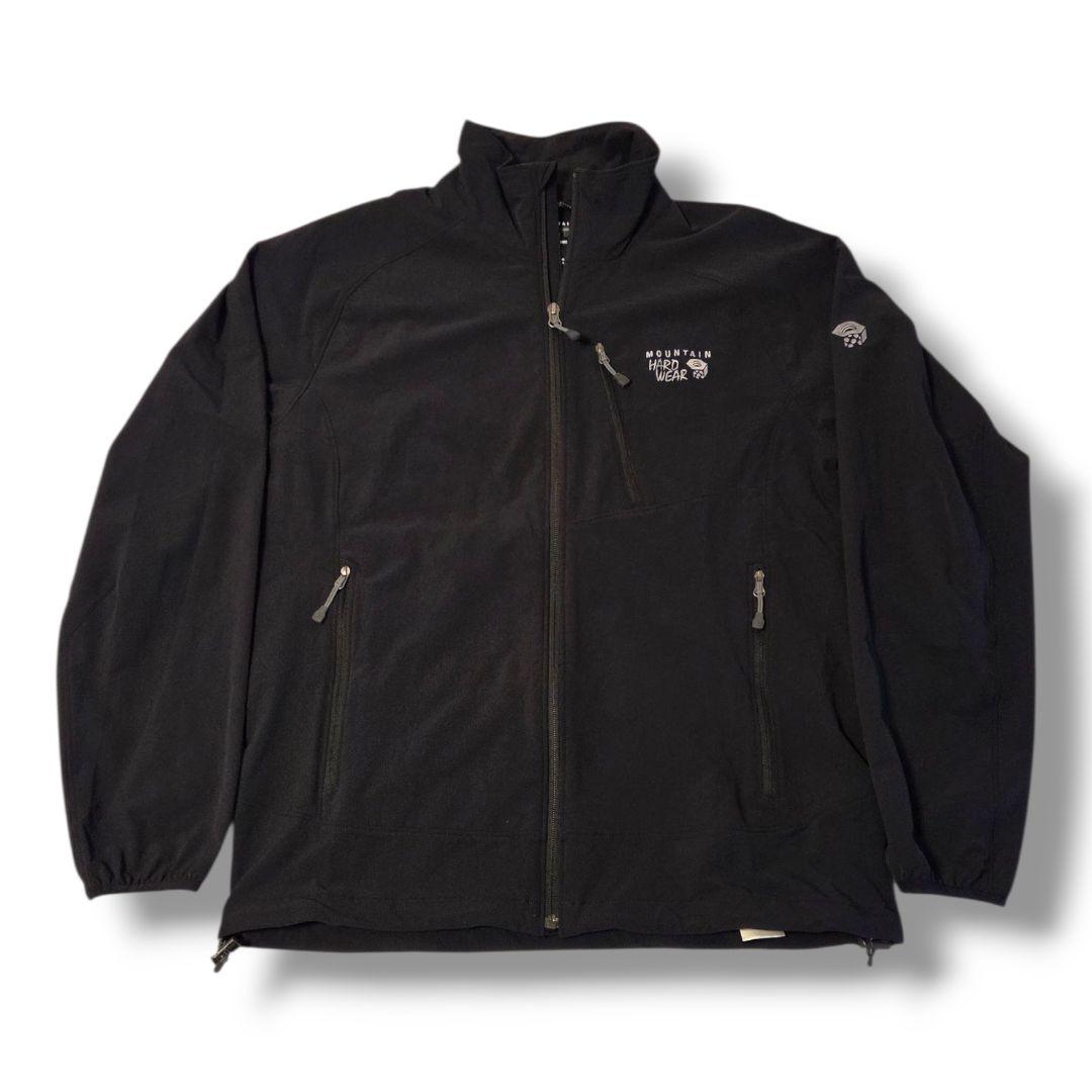 【美品】マウンテンハードウェア ソフトシェル メンズＭ ブラック