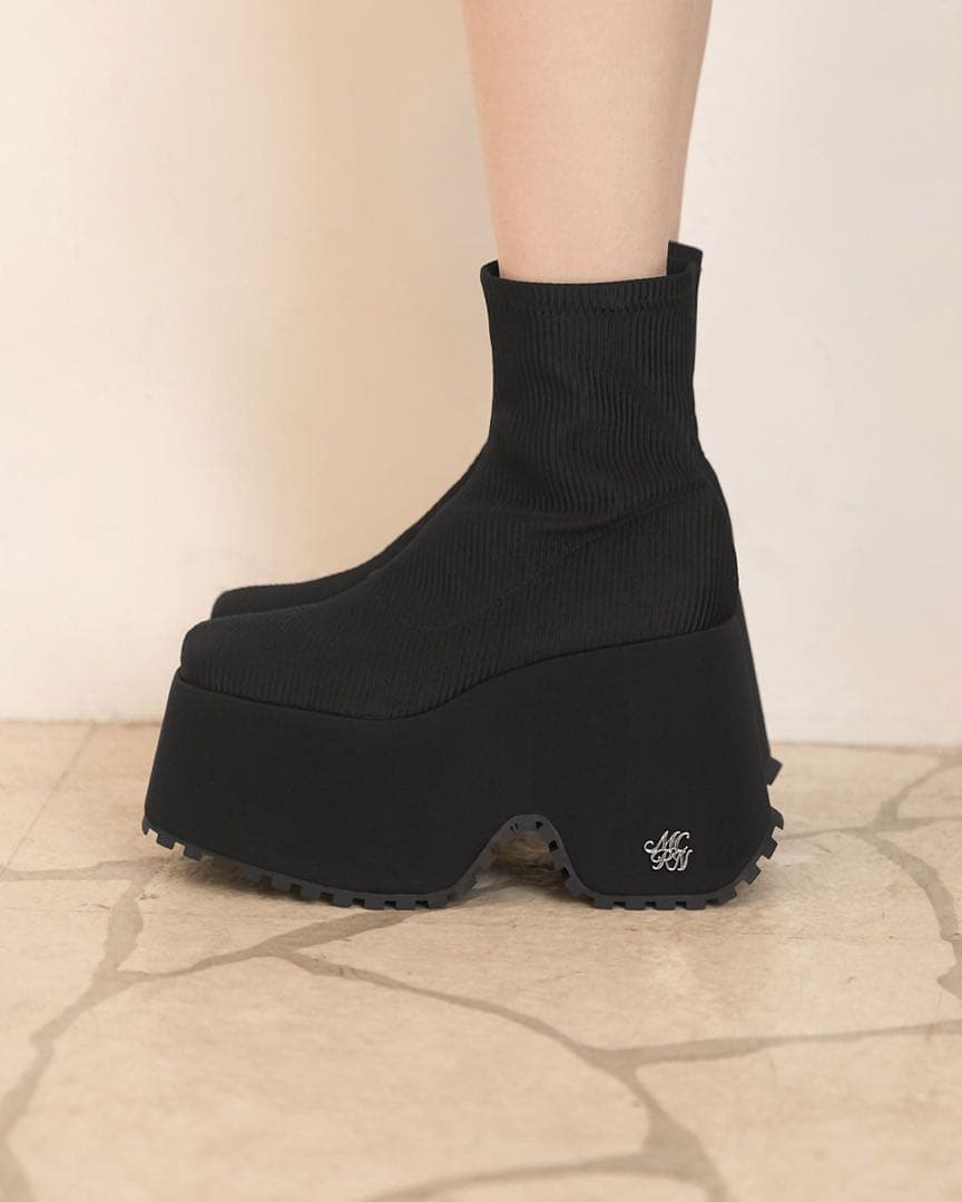 12cm盛れるショートブーツ ミシェルマカロン michellMacaron S