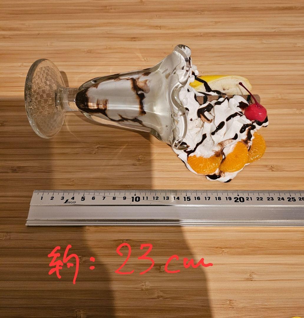 食品サンプル★倒れたパフェ