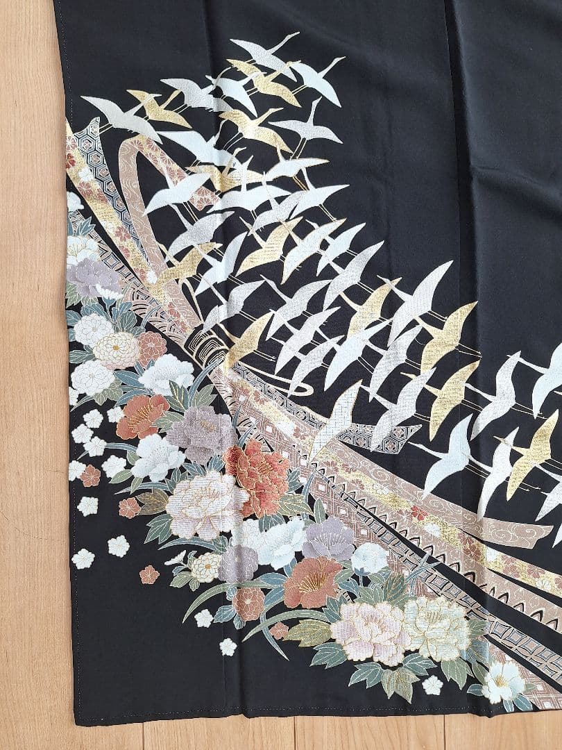 着物リメイクワンピース3687